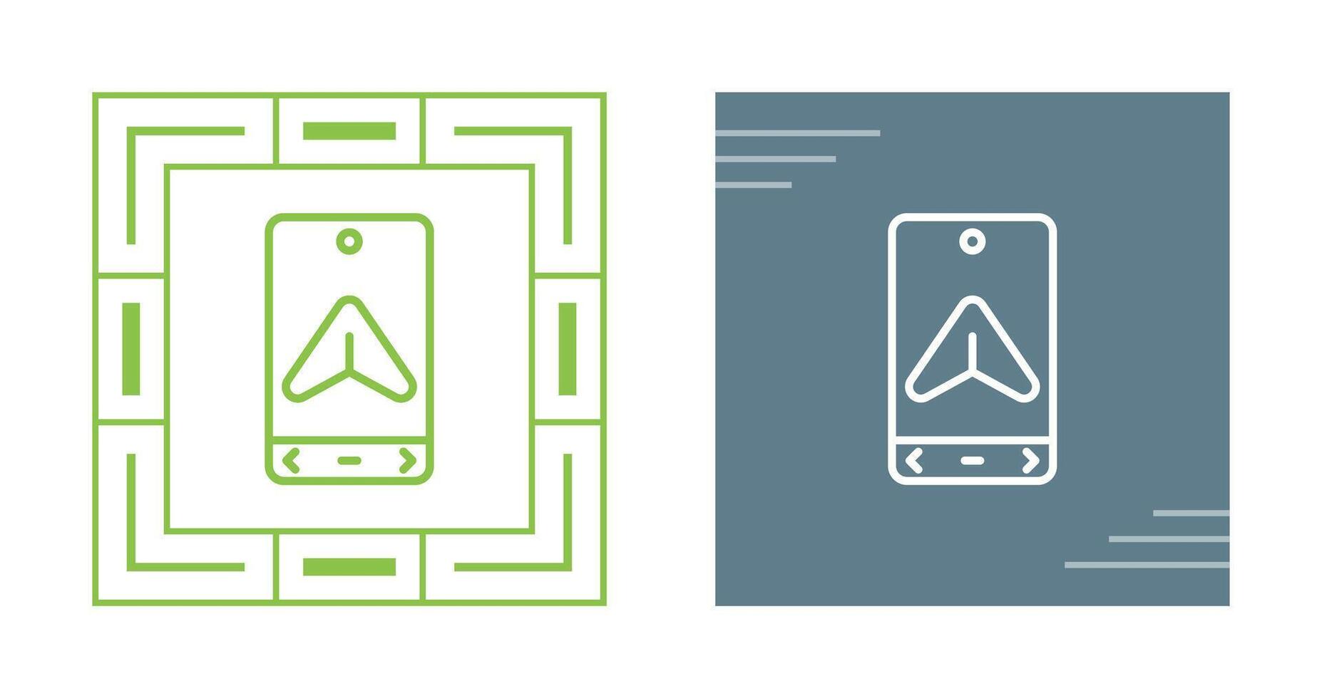 Geographisches Positionierungs System Navigation Vektor Symbol