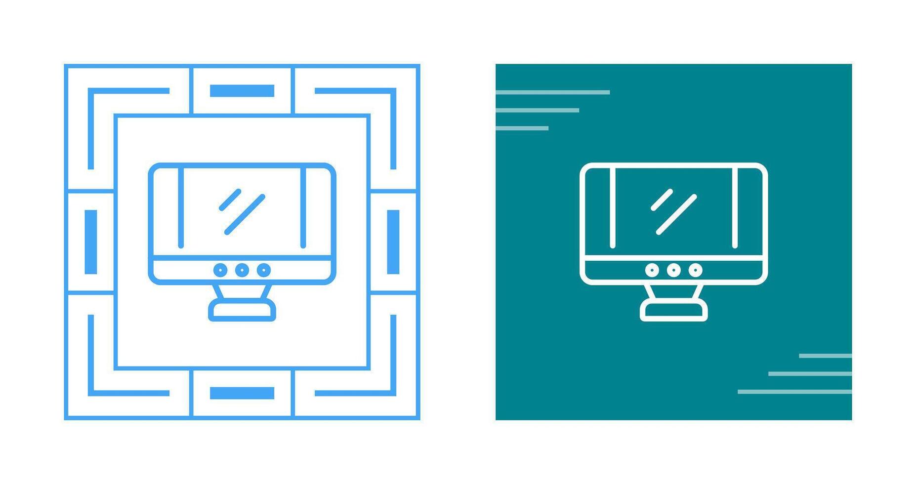 LCD-Vektorsymbol vektor