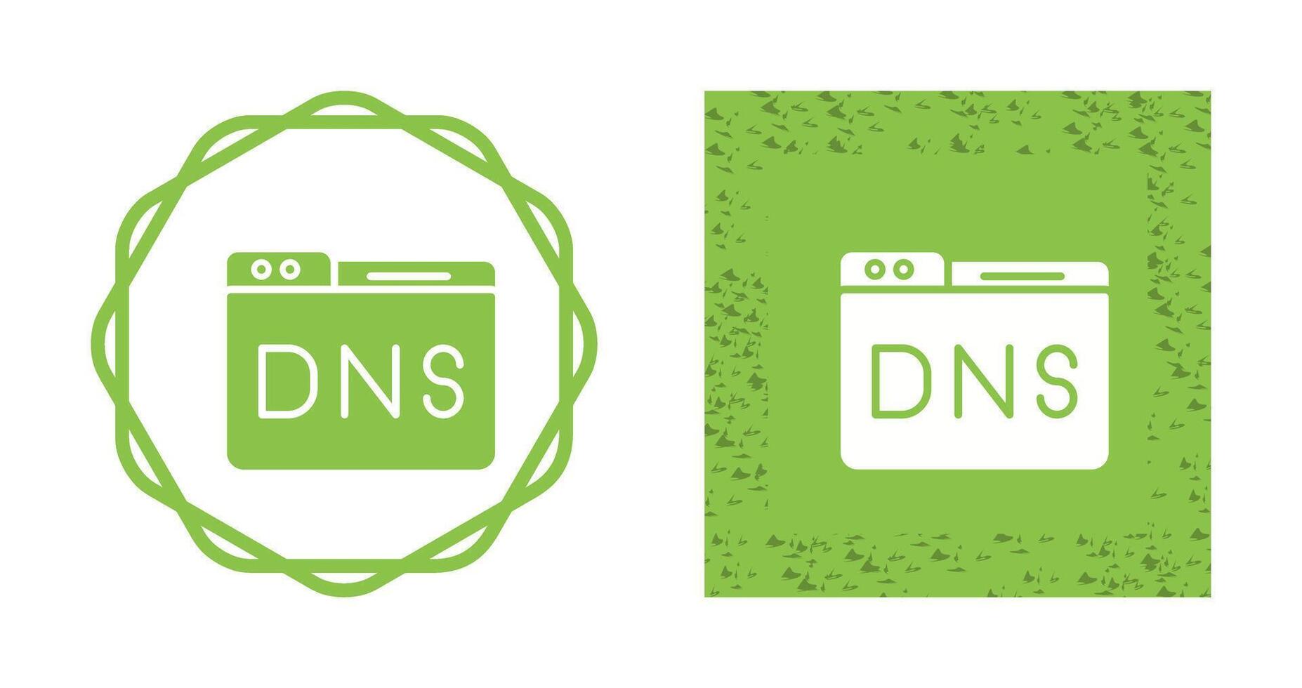 Domain DNS Verwaltung Vektor Symbol