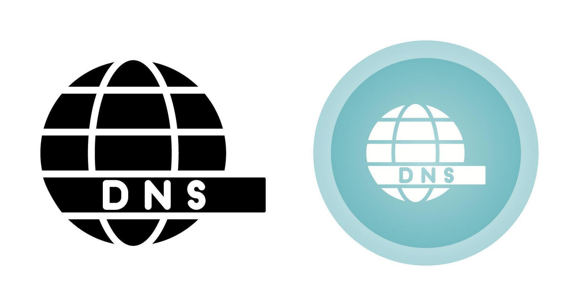 DNS Server Vektor Symbol