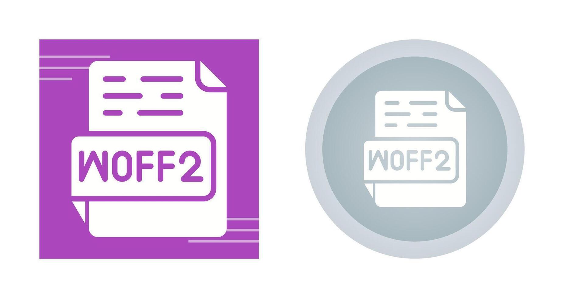 woff2 Vektor Symbol