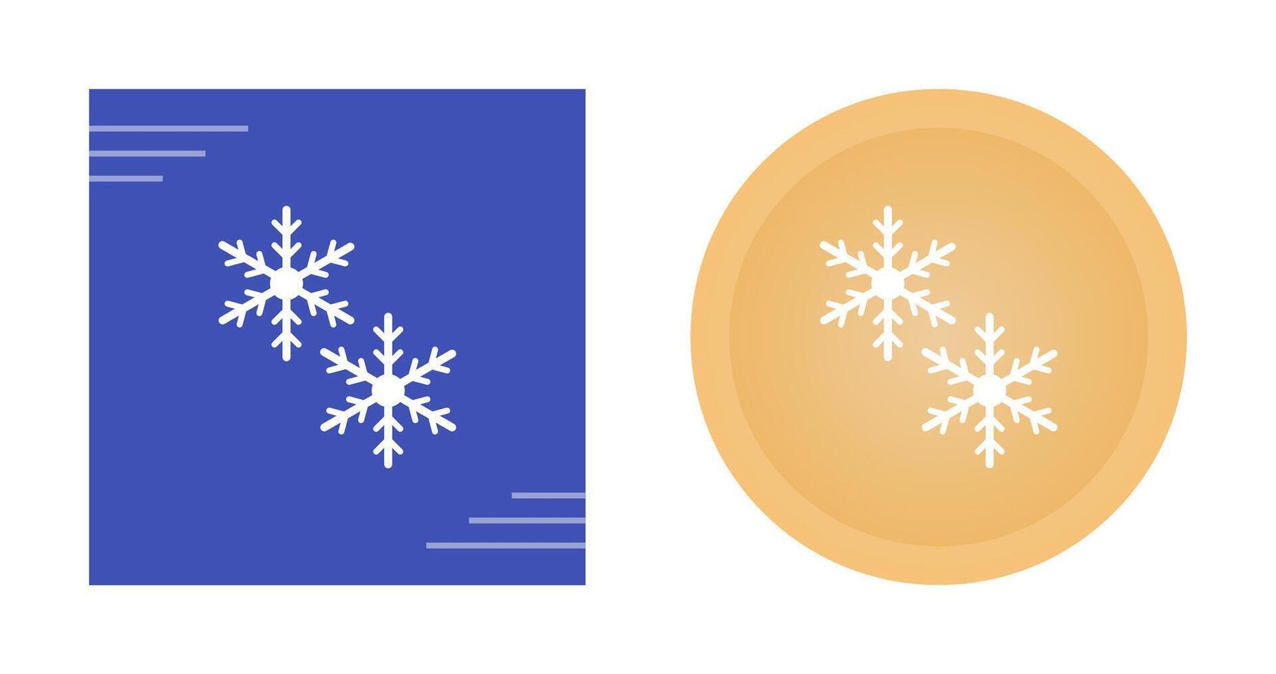 snöflingor vektor ikon