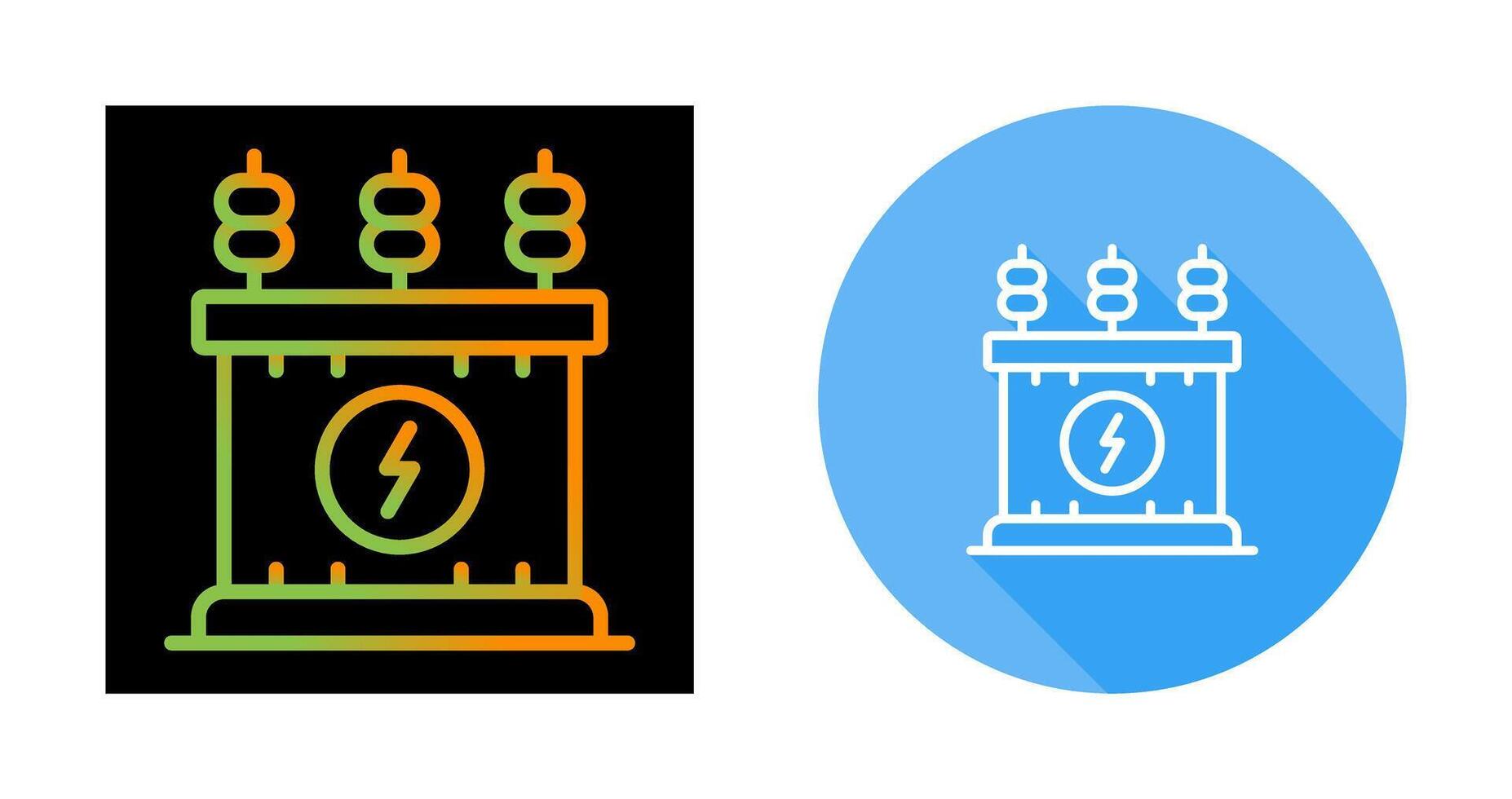 kraft transformator vektor ikon