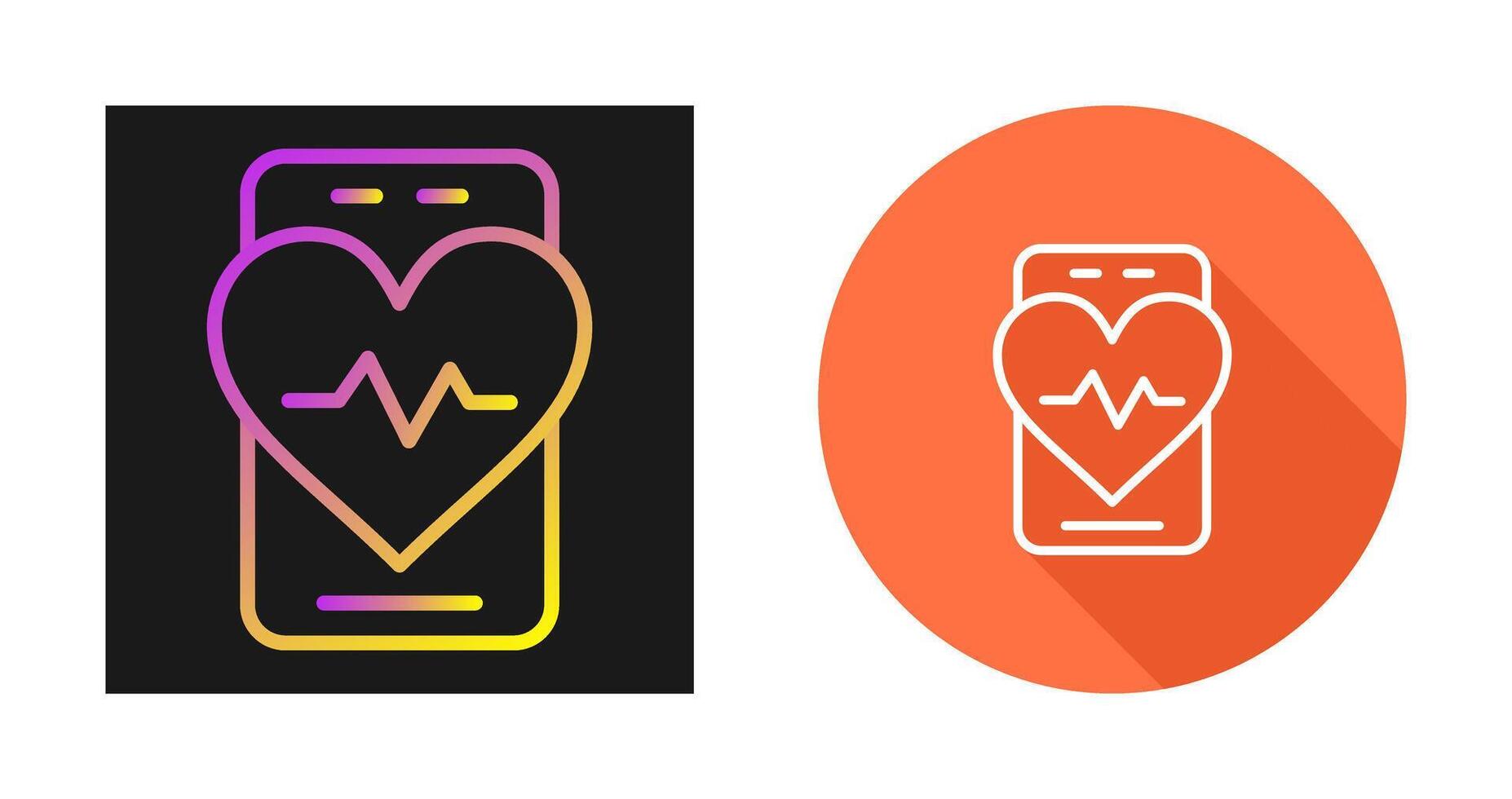 Gesundheit App Vektor Symbol