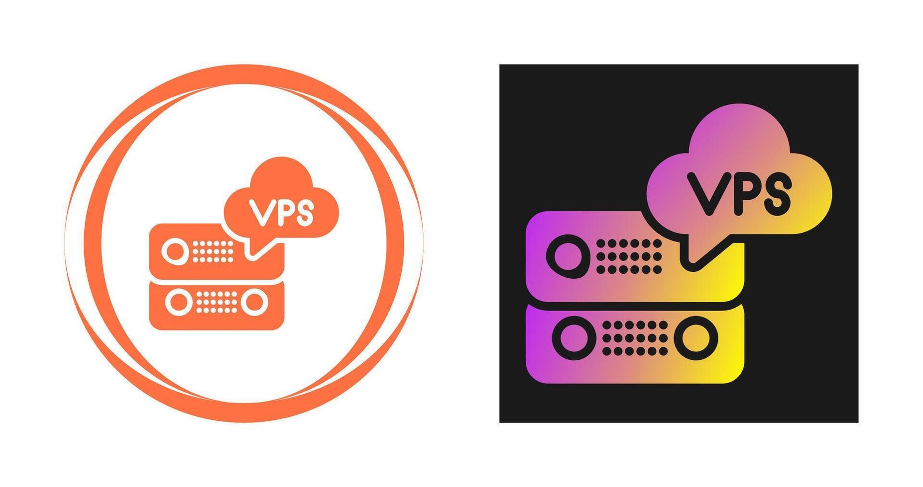 vps Hosting Vektor Symbol