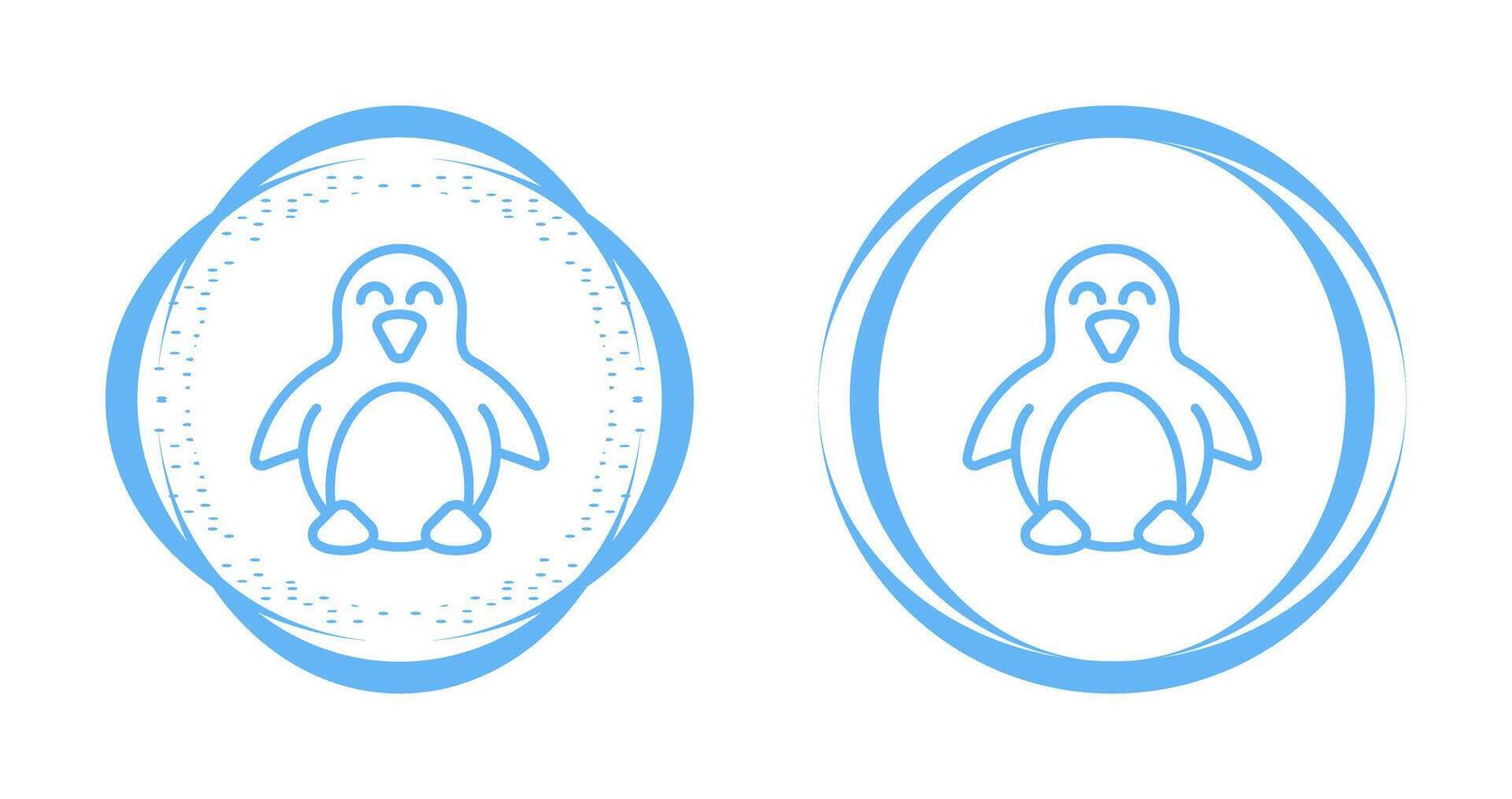 Pinguin-Vektor-Symbol vektor