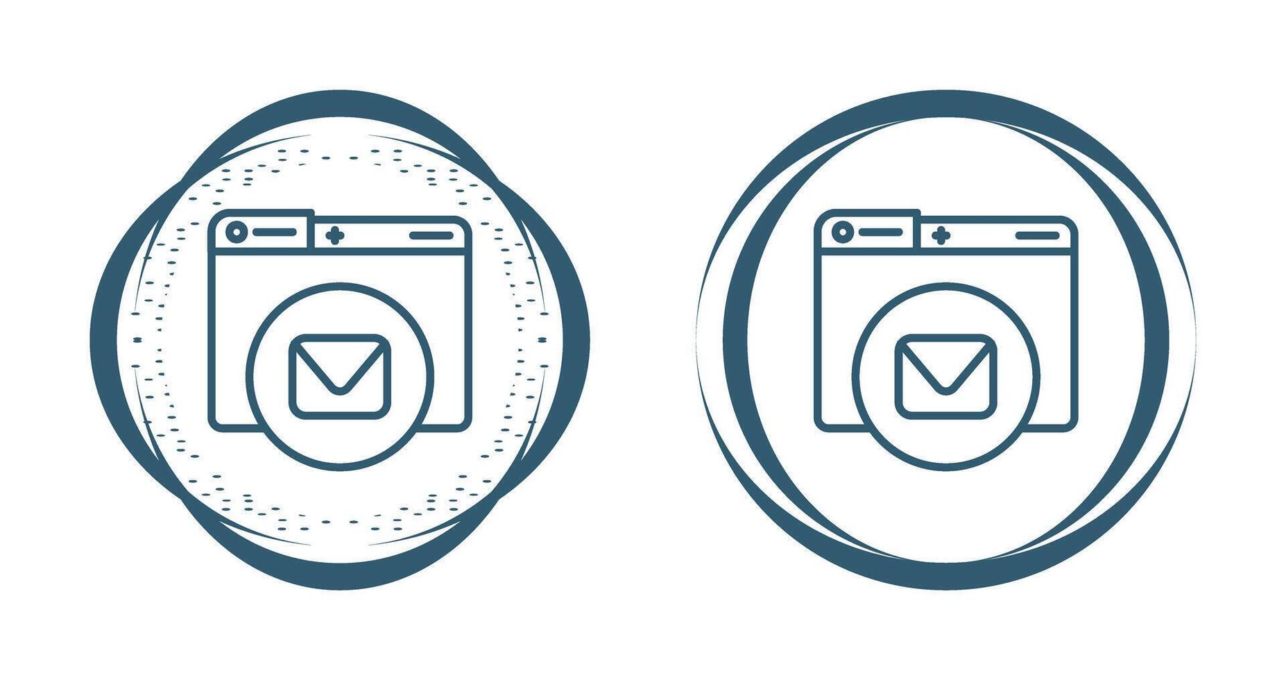 Kontakt Mail Vektor Symbol