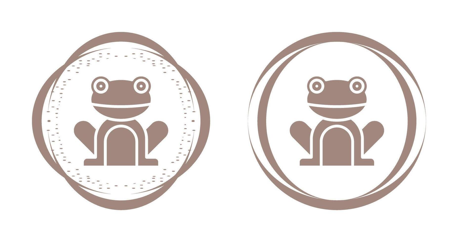 Frosch-Vektor-Symbol vektor