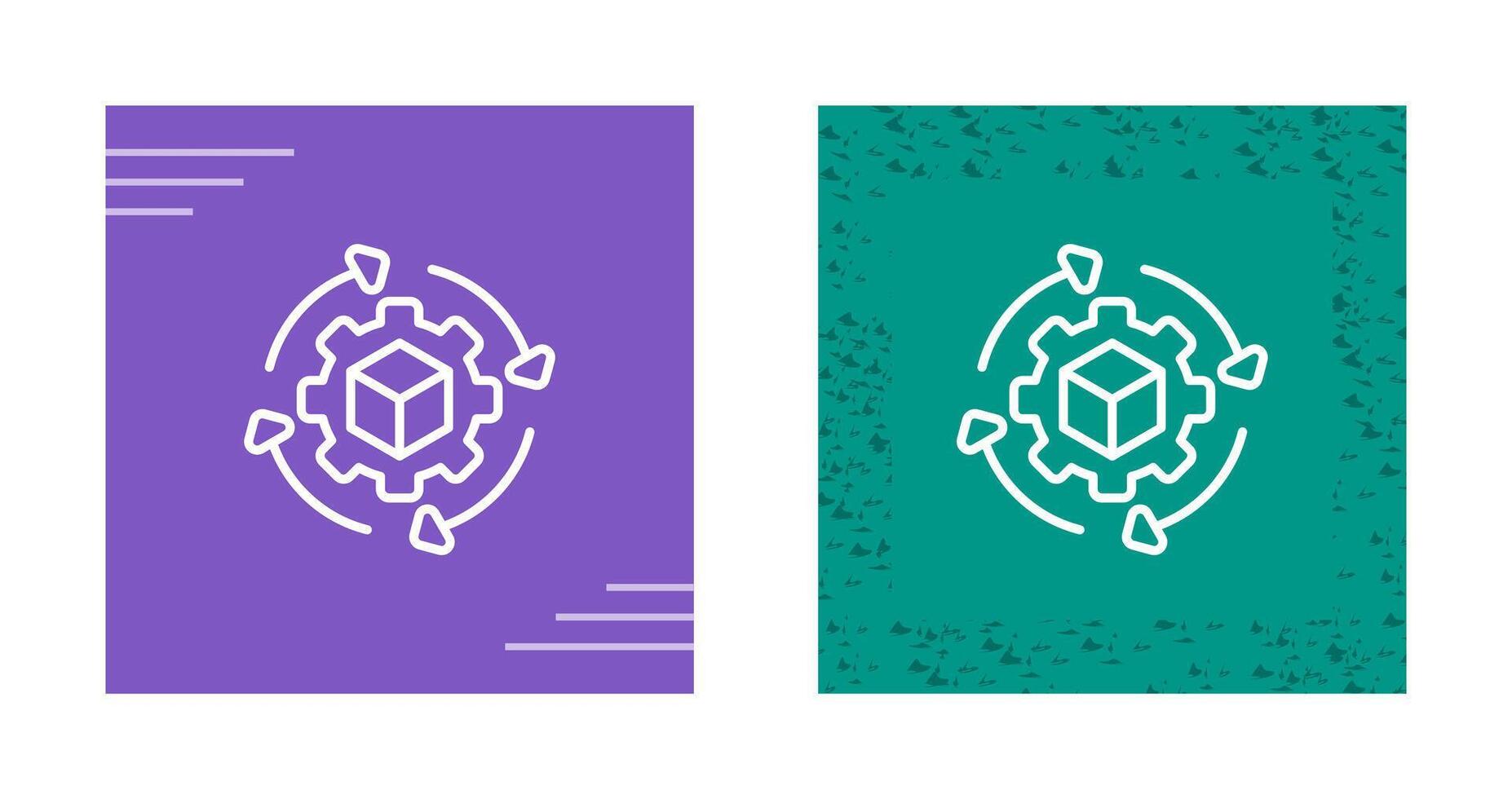 liefern Kette Analytik Vektor Symbol