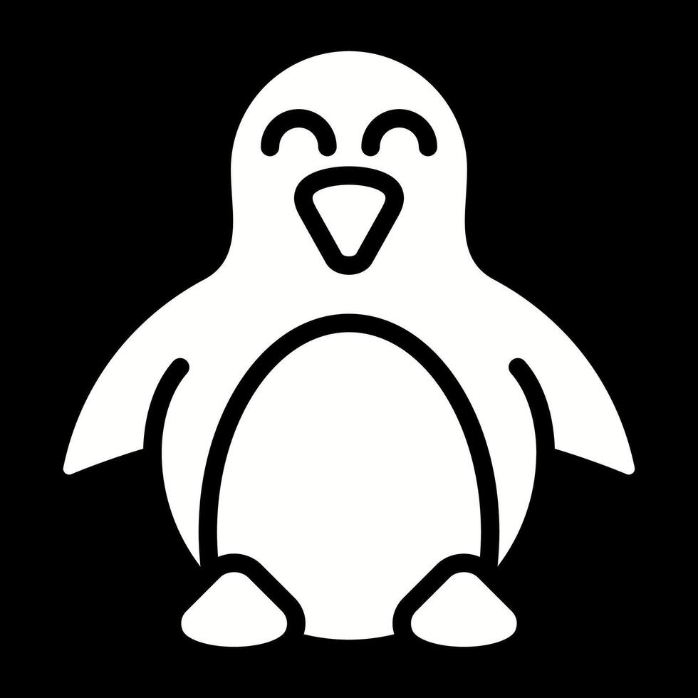 Pinguin-Vektor-Symbol vektor