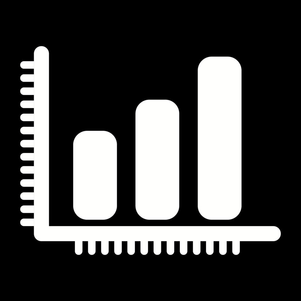 Balkendiagramm-Vektorsymbol vektor