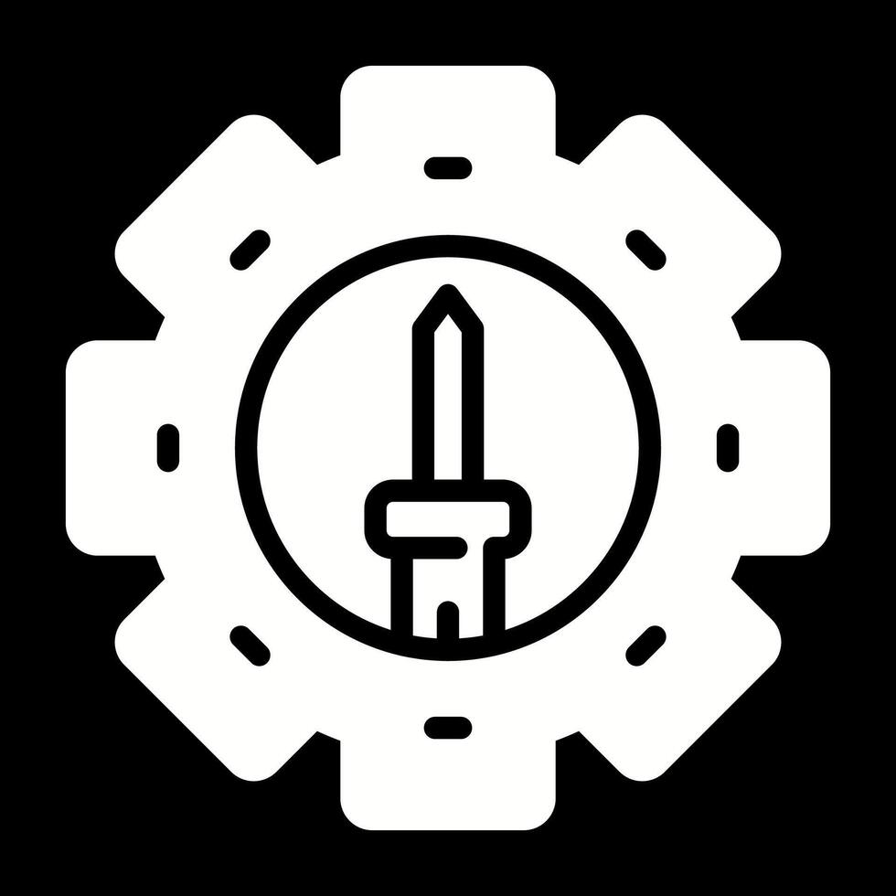 Zahnrad-Vektor-Symbol vektor