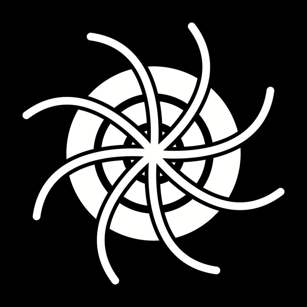 Schwarzes Loch-Vektor-Symbol vektor