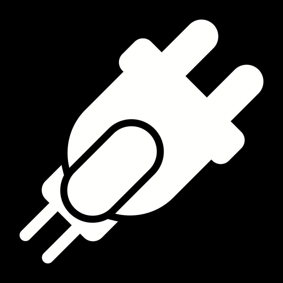 Plug-Vektor-Symbol vektor