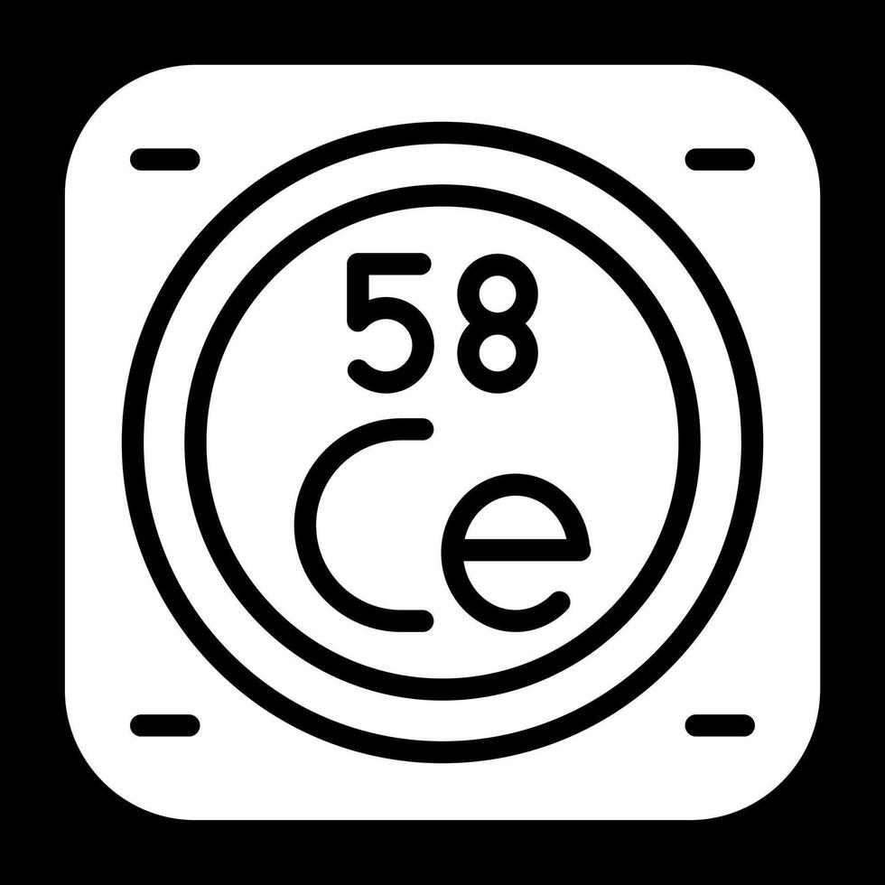 chemisch Element Vektor Symbol