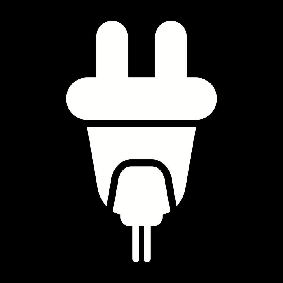 Plug-Vektor-Symbol vektor