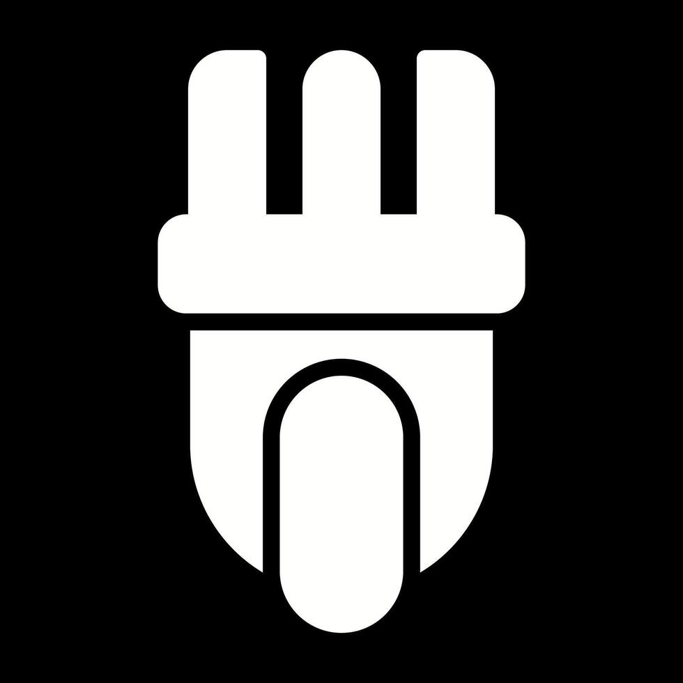 Plug-Vektor-Symbol vektor