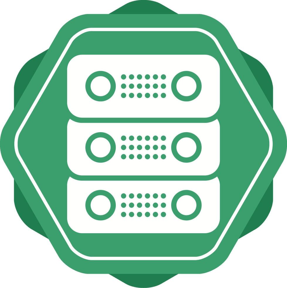 gewidmet Server Vektor Symbol