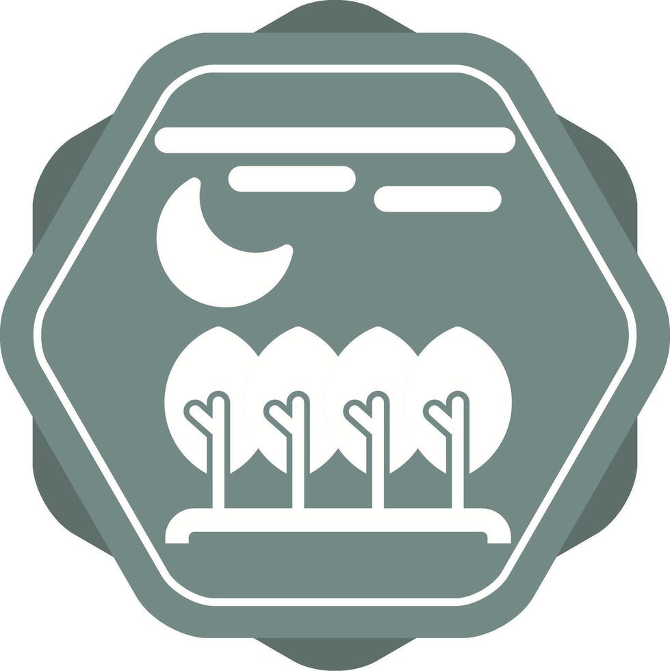 Wald-Vektor-Symbol vektor