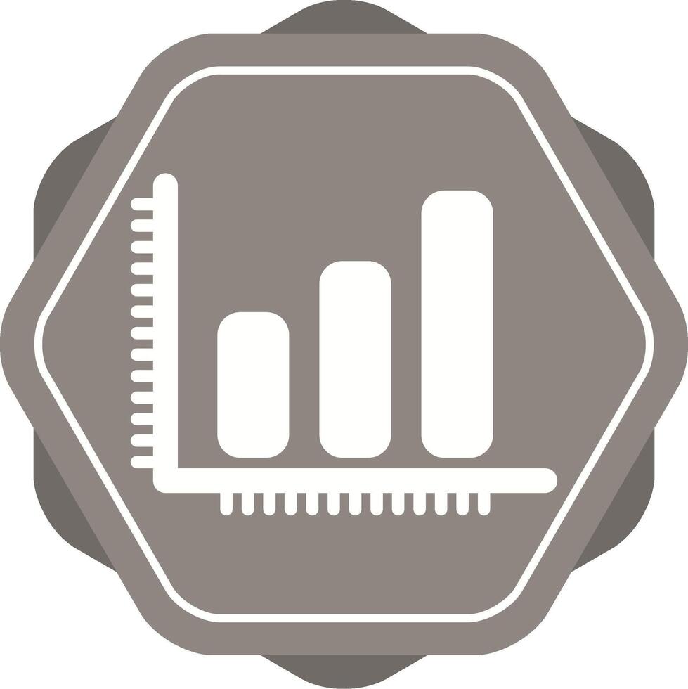 Balkendiagramm-Vektorsymbol vektor