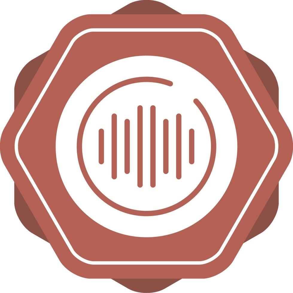 Audio- Spektrum Kreis Vektor Symbol