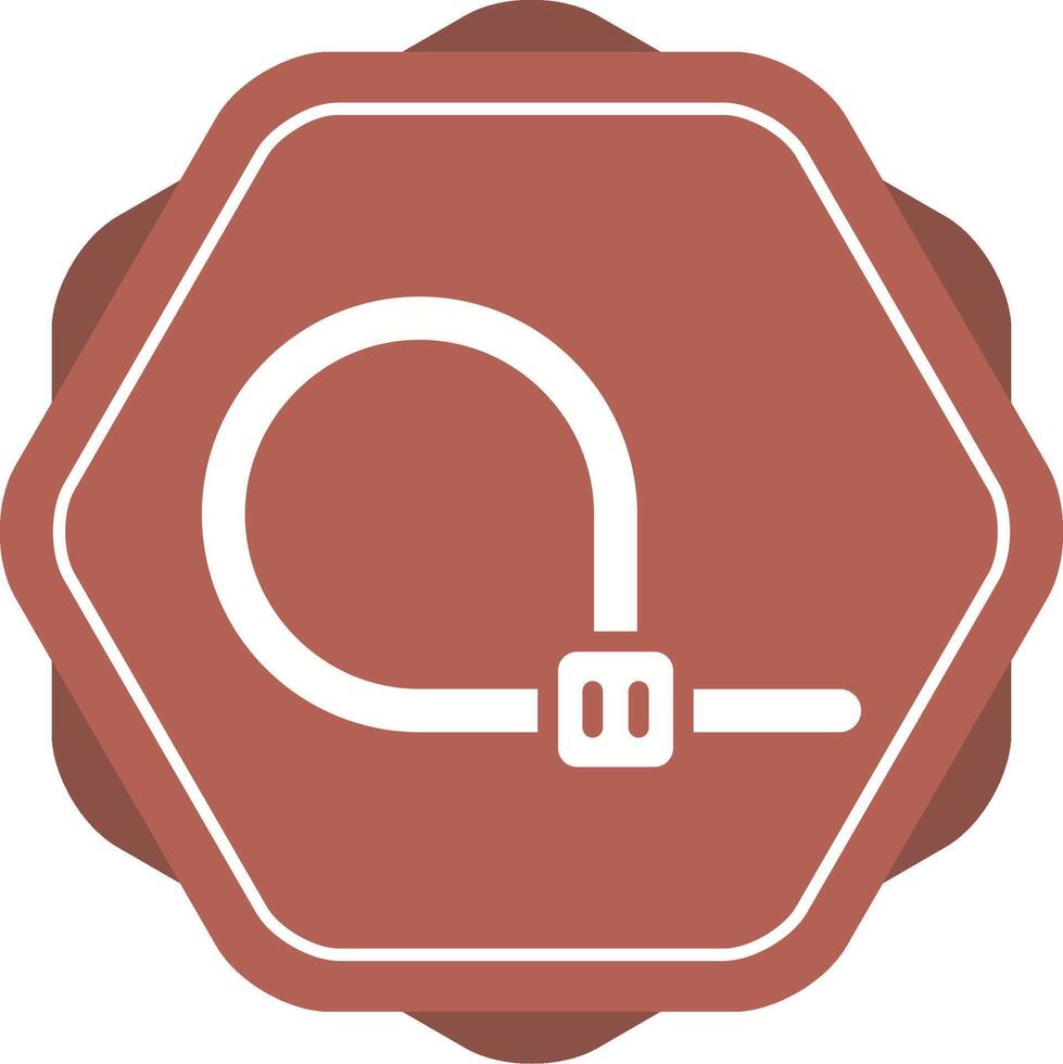Kabel Krawatte Spanner Vektor Symbol