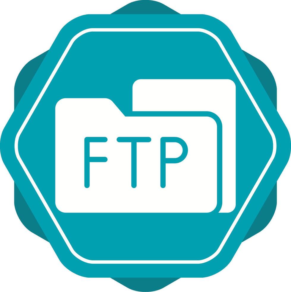 ftp Zugriff Vektor Symbol