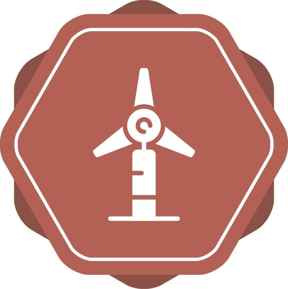 Symbol für Windmühlenvektor vektor