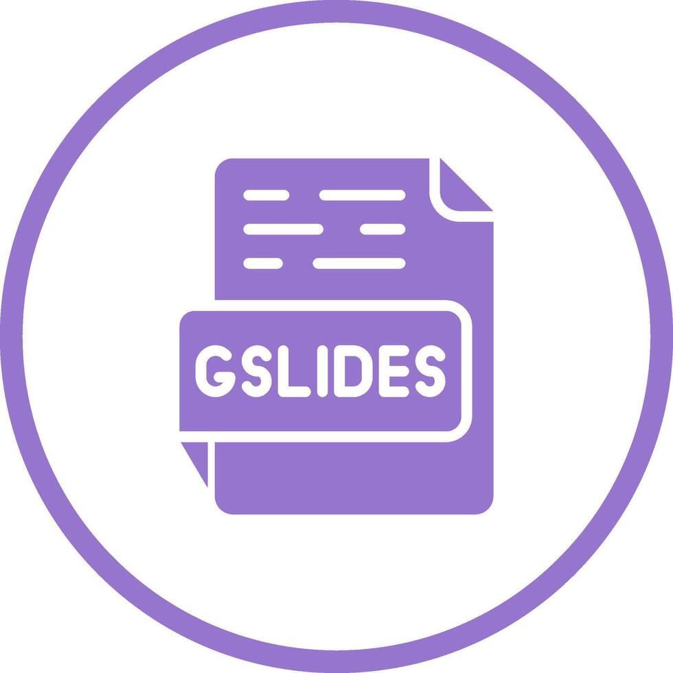 gslides vektor ikon