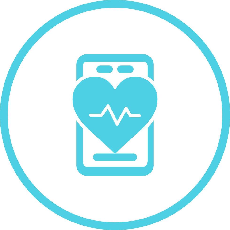 Gesundheit App Vektor Symbol