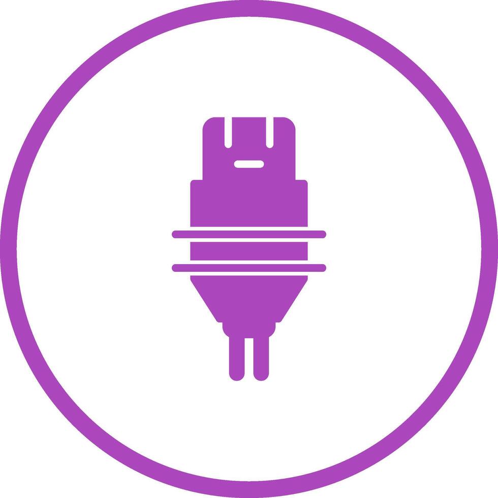 Plug-Vektor-Symbol vektor