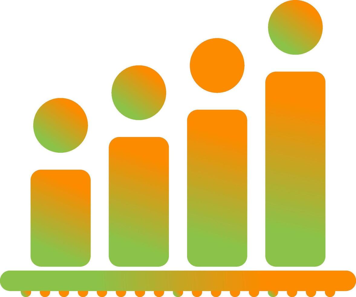 bar Diagram vektor ikon