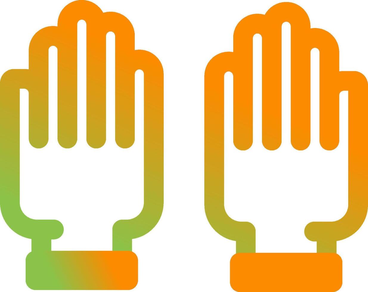 Gummi Handschuhe Vektor Symbol