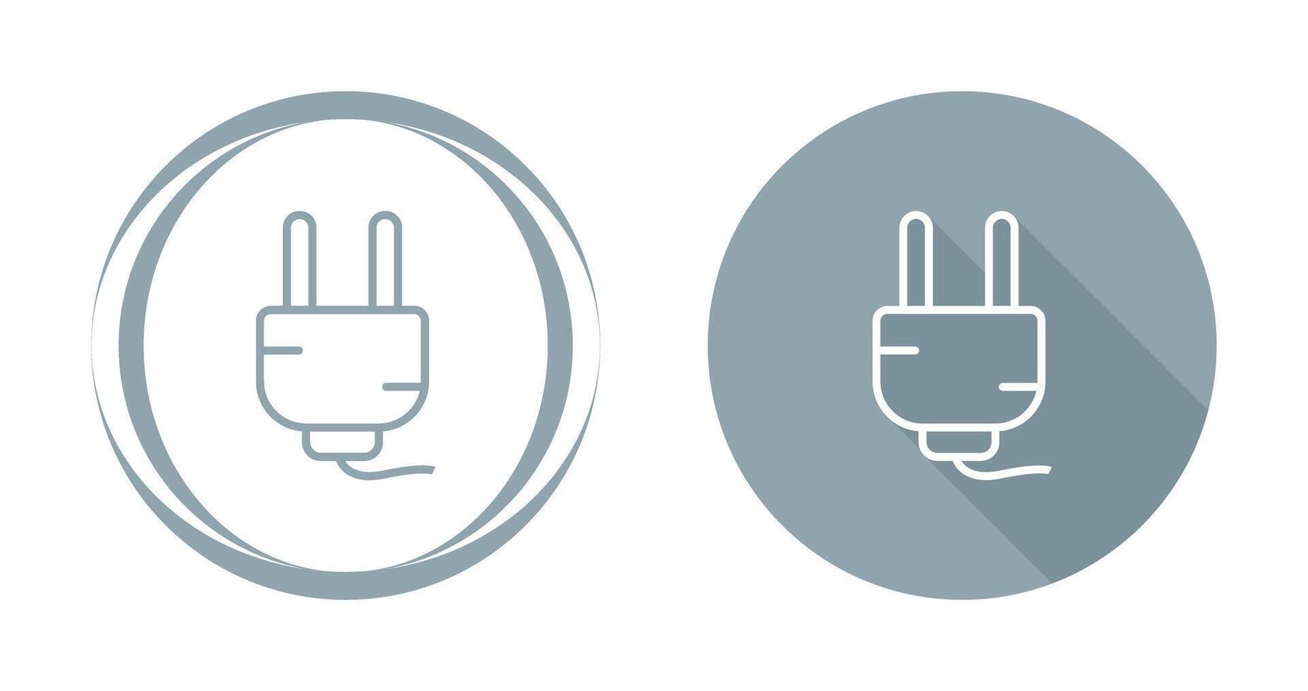 Plug-Vektor-Symbol vektor