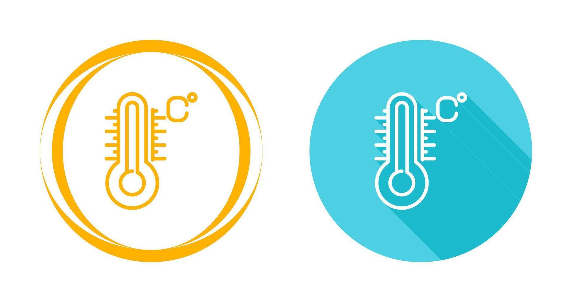 Symbol für Temperaturvektor vektor