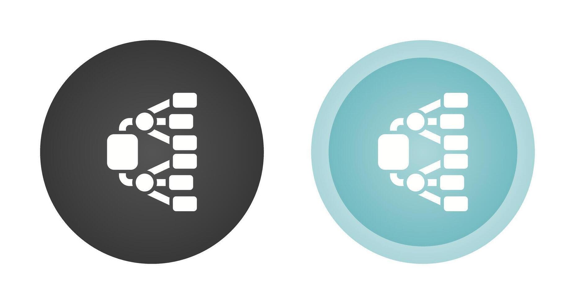 Netzwerk Diagramm Vektor Symbol