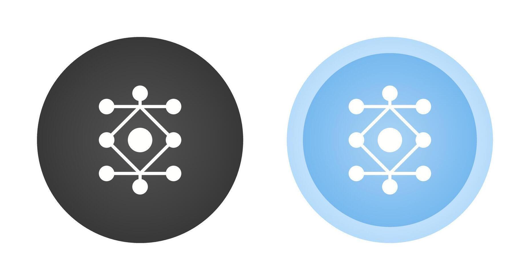 Netzwerk Analyse Vektor Symbol