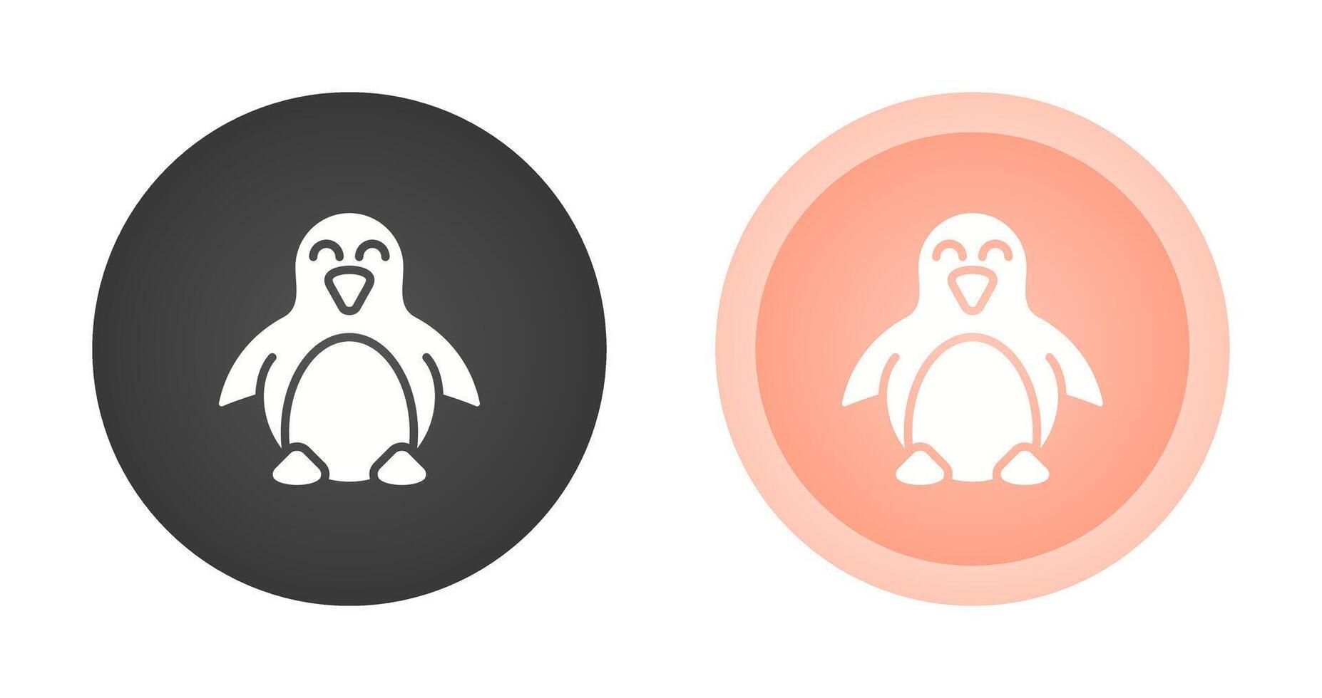 Pinguin-Vektor-Symbol vektor