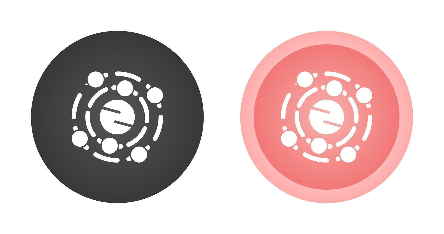 Vektorsymbol des Sonnensystems vektor