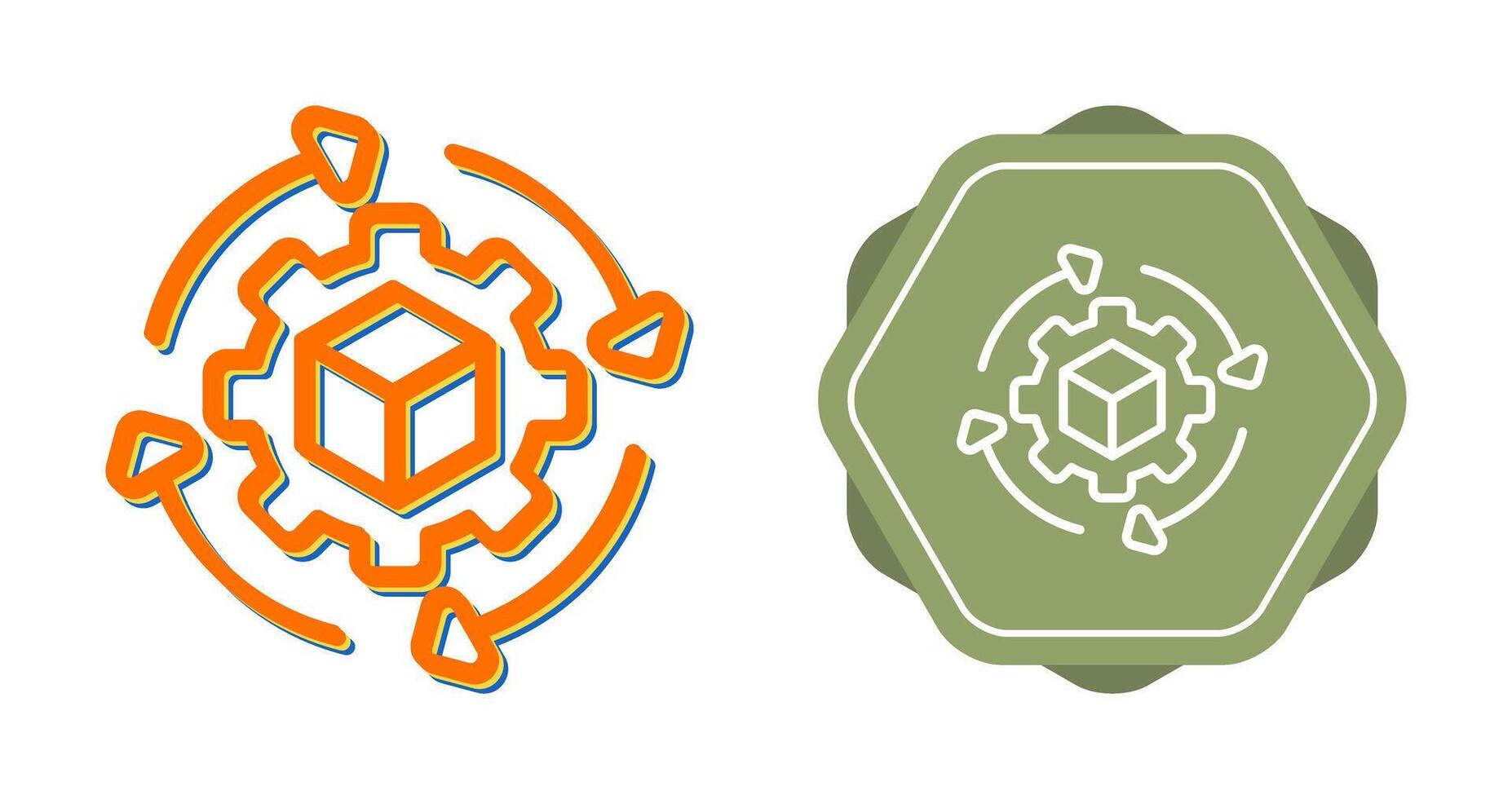 liefern Kette Analytik Vektor Symbol