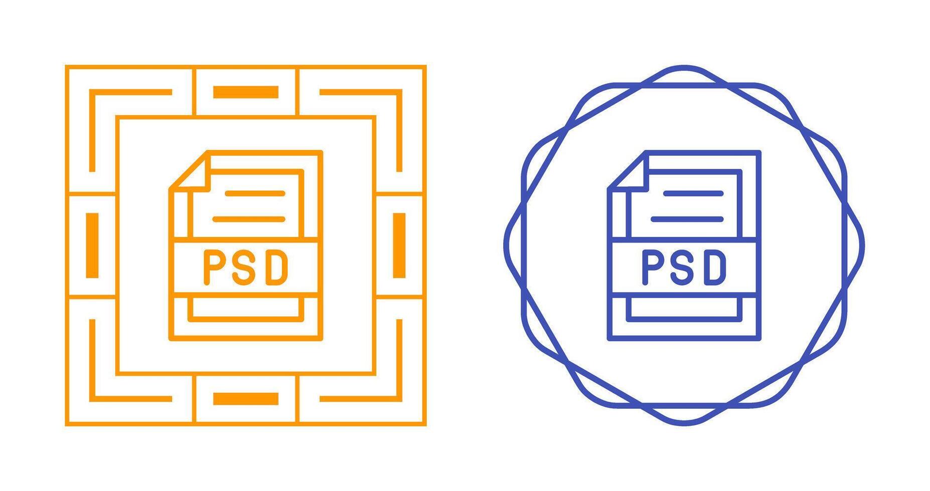 psd Datei Vektor Symbol