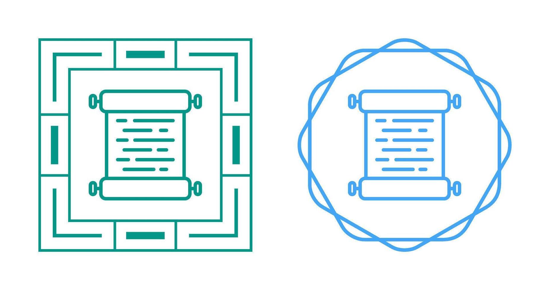 Scroll-Vektor-Symbol vektor