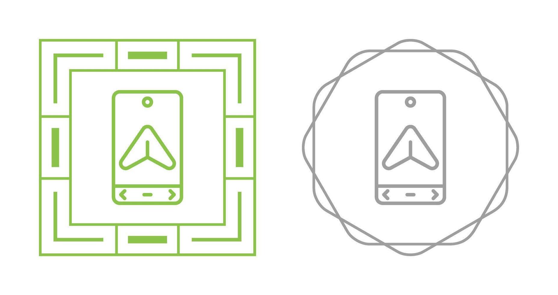 Geographisches Positionierungs System Navigation Vektor Symbol