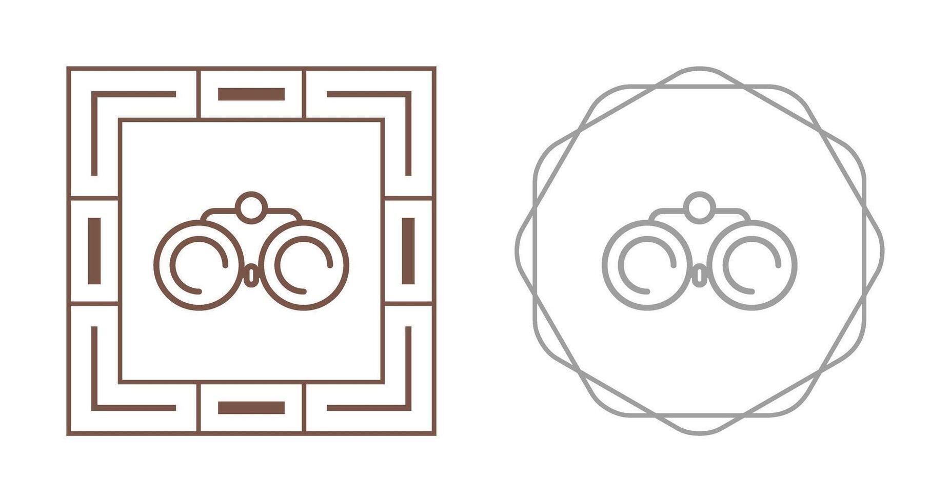 Fernglas-Vektorsymbol vektor