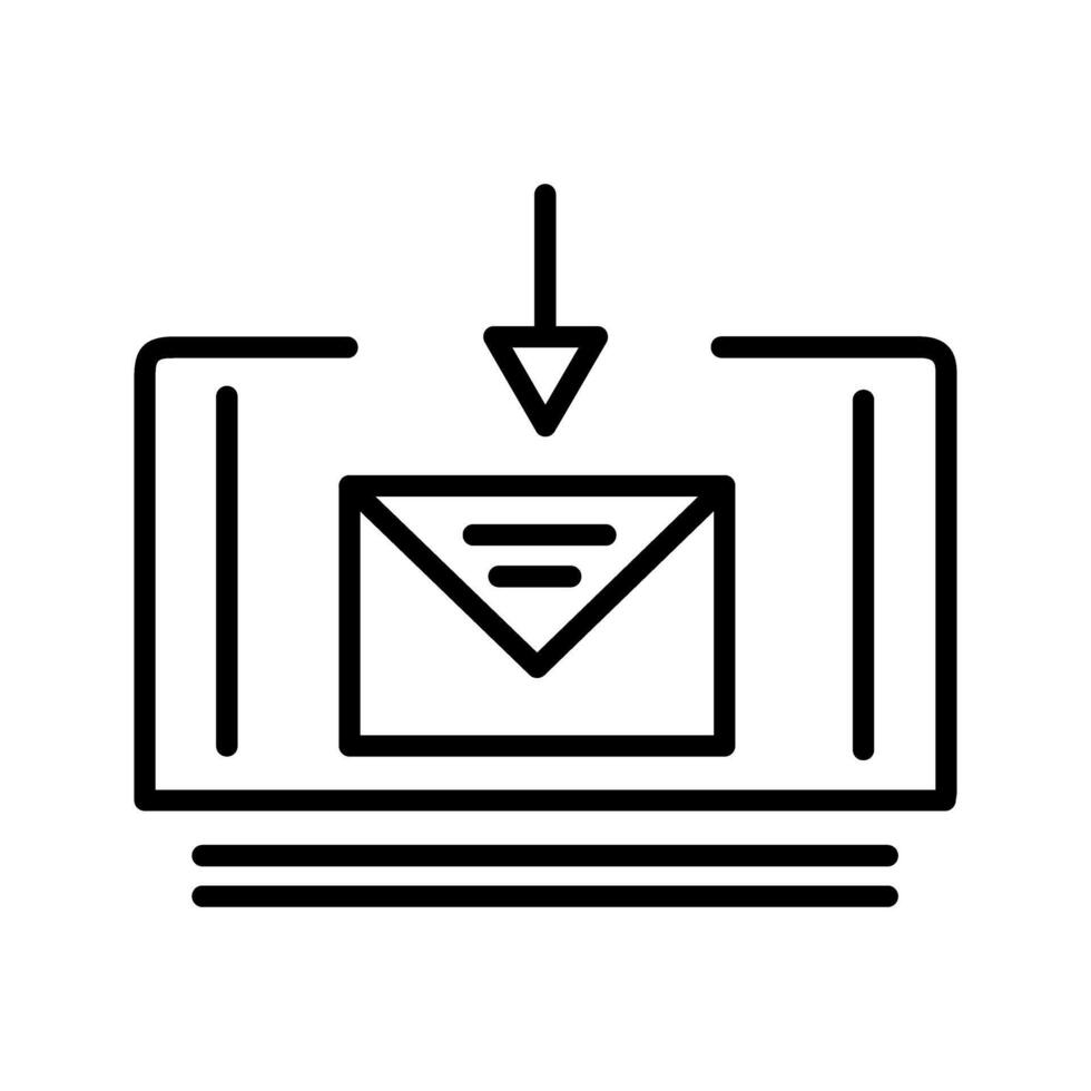 Mail herunterladen Vektor Symbol