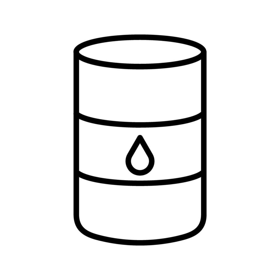Ölfass-Vektorsymbol vektor