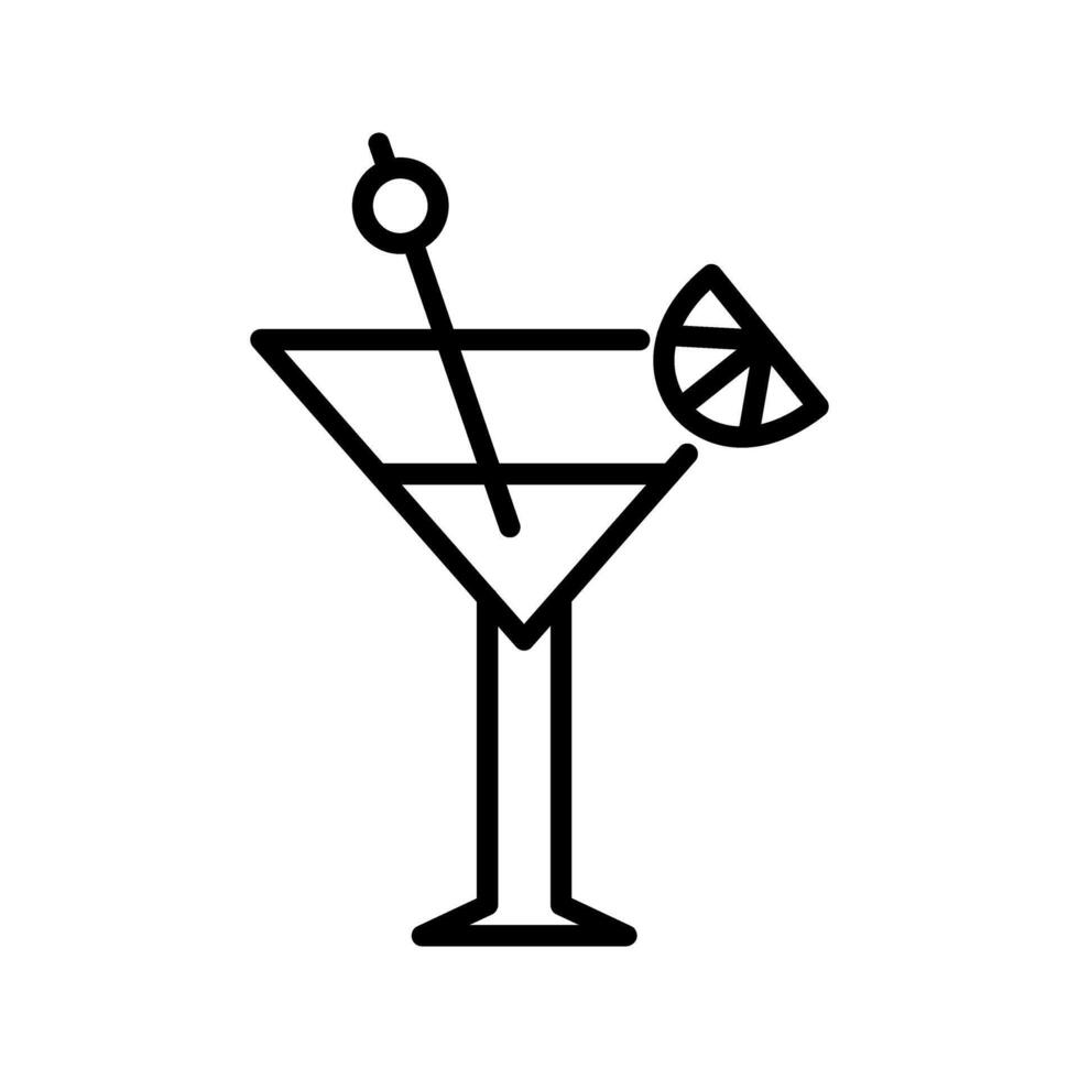 Martini vektor ikon