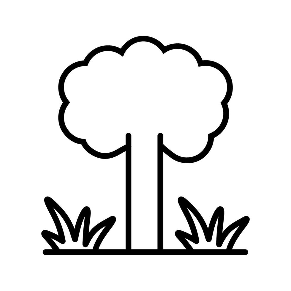 Baum-Vektor-Symbol vektor