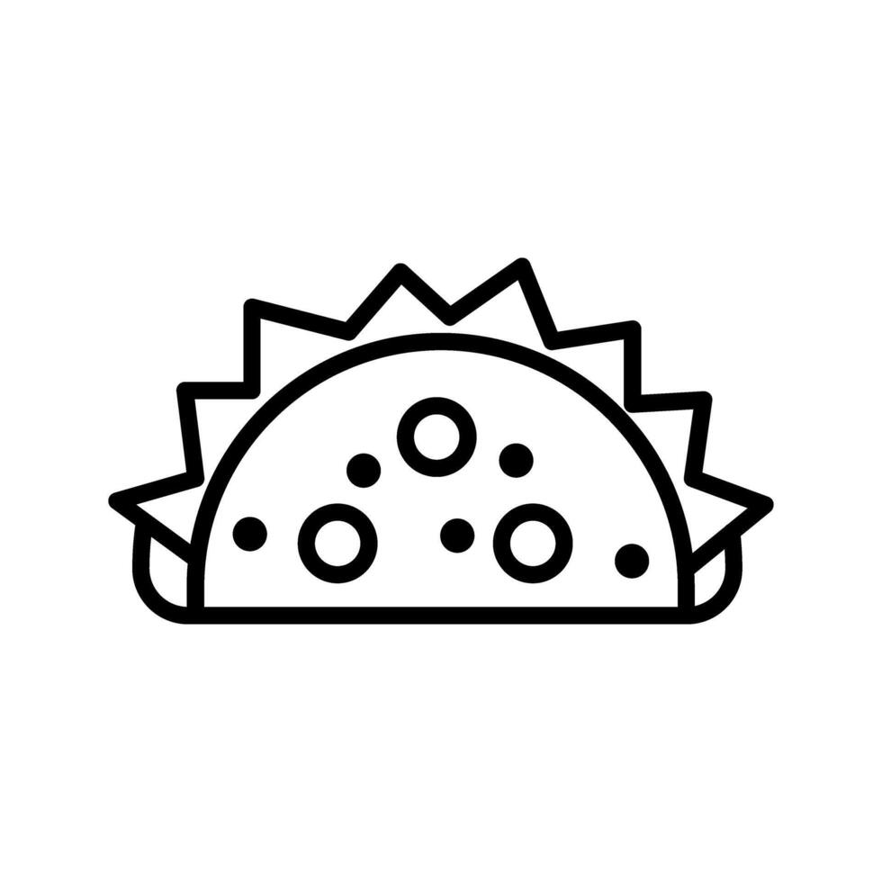 Tacos-Vektor-Symbol vektor