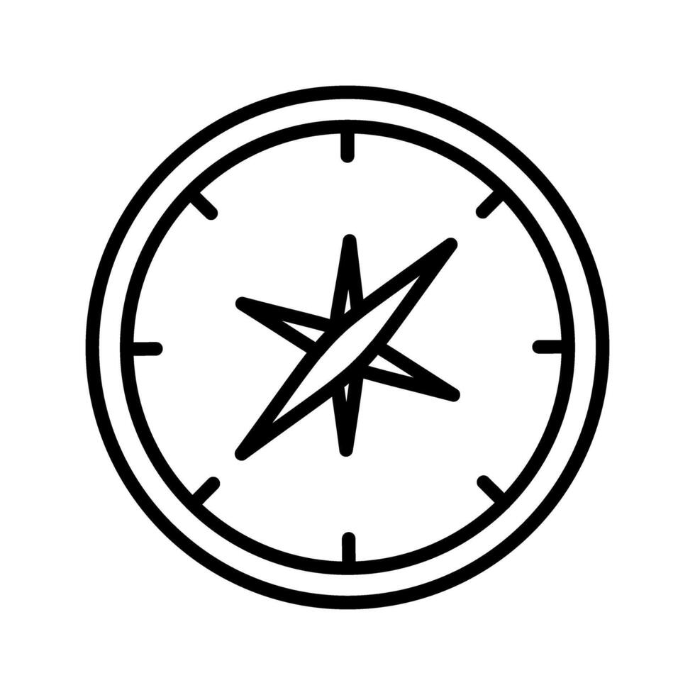 kompass ii vektor ikon